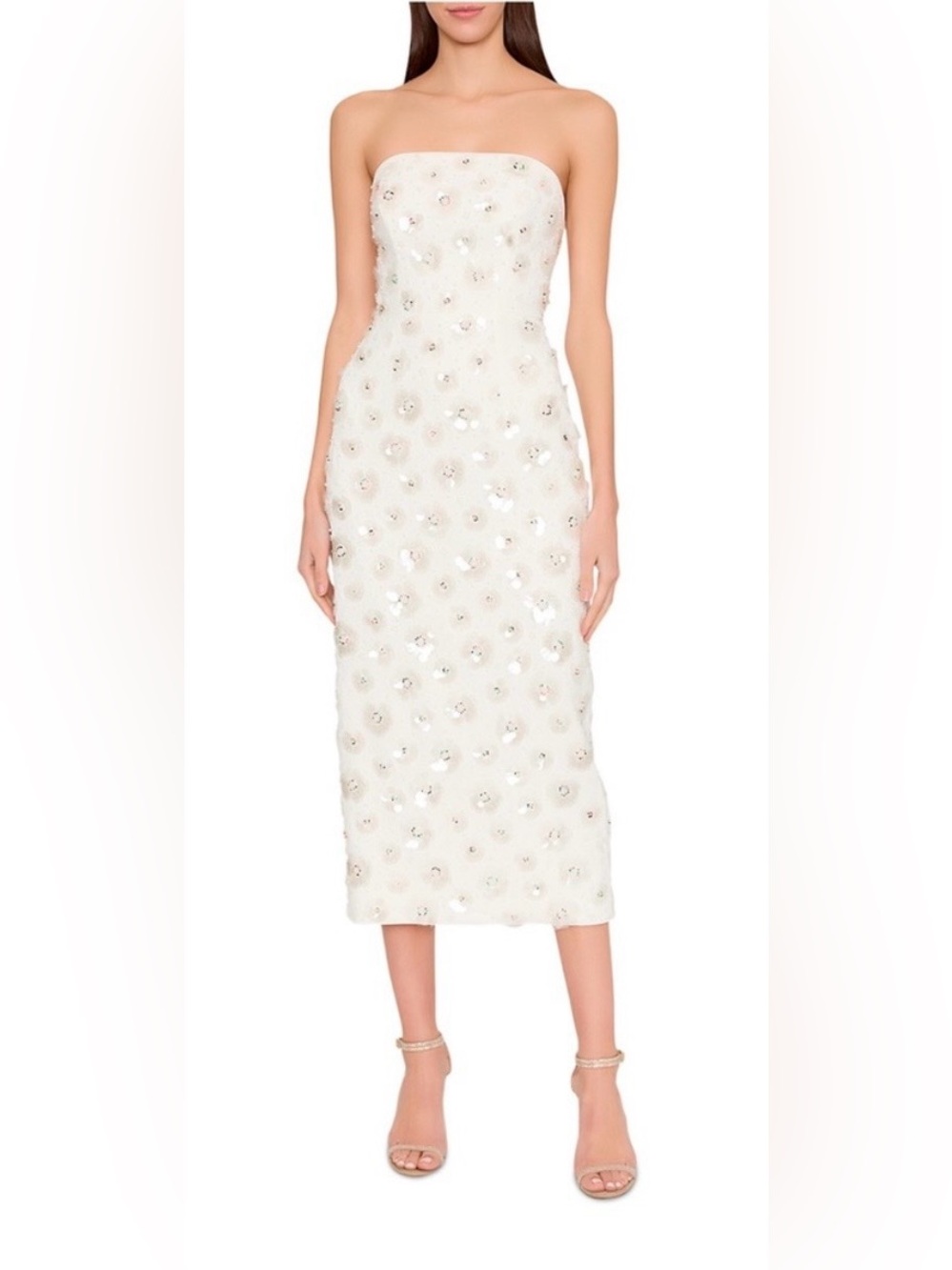MILLY Kait Fleur Paillette Dress